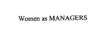 WOMEN AS MANAGERS logo
