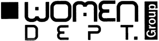 WOMEN D E P T. GROUP logo