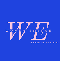 WOMEN EMERGE WE WOMEN ON THE RISE logo