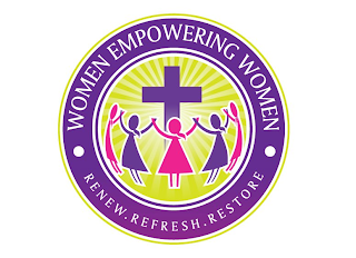 ·WOMEN EMPOWERING WOMEN · RENEW. REFRESH. RESTORE logo