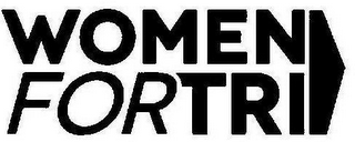 WOMEN FOR TRI logo