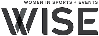 WOMEN IN SPORTS + EVENTS WISE logo