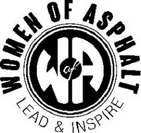 WOMEN OF ASPHALT W OF A LEAD & INSPIRE logo