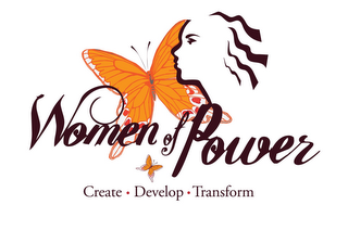 WOMEN OF POWER CREATE · DEVELOP · TRANSFORM logo
