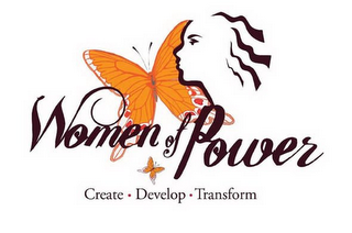 WOMEN OF POWER CREATE DEVELOP TRANSFORM logo