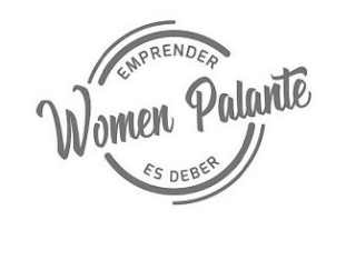 WOMEN PALANTE EMPRENDER ES DEBER logo