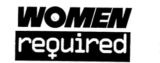 WOMEN REQUIRED logo