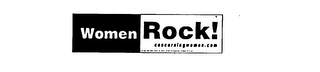 WOMEN ROCK! CONCERNING WOMEN.COM logo