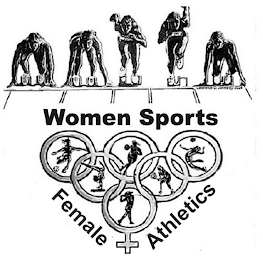 WOMEN SPORTS FEMALE ATHLETICS logo