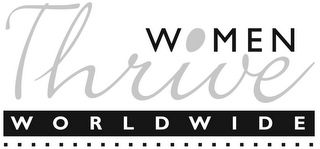 WOMEN THRIVE WORLDWIDE logo
