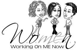 W.O.ME.N WORKING ON ME NOW logo