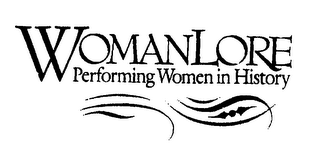 WOMENLORE PERFORMING WOMEN IN HISTORY logo