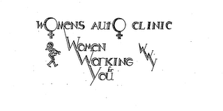 WOMENS AUTO CLINIC WOMEN WORKING FOR YOU WWY logo