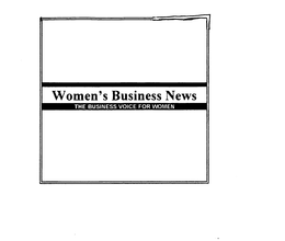 WOMEN'S BUSINESS NEWS THE BUSINESS VOICE FOR WOMEN logo