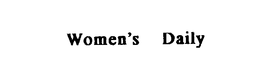 WOMEN'S DAILY logo
