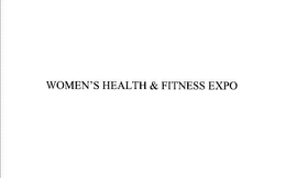 WOMEN'S HEALTH AND FITNESS EXPO logo
