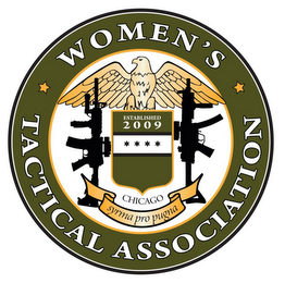 WOMEN'S TACTICAL ASSOCIATION SYRMA PRO PUGNA ESTABLISHED 2009 CHICAGO logo