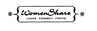 WOMENSHARE LEARN. CONNECT. THRIVE. logo