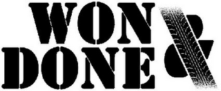 WON & DONE logo