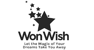 WON WISH LET THE MAGIC OF YOUR DREAMS TAKE YOU AWAY logo