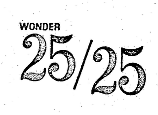 WONDER 25/25 logo