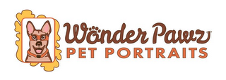 WONDER PAWZ PET PORTRAITS logo