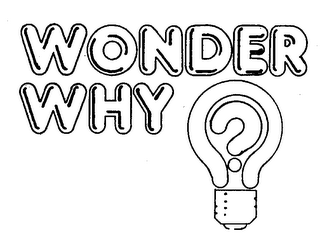 WONDER WHY? logo