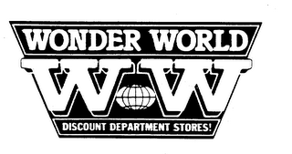 WONDER WORLD WW DISCOUNT DEPARTMENT STORES logo