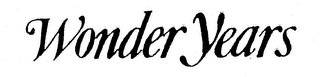 WONDER YEARS logo