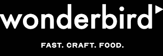 WONDERBIRD FAST. CRAFT. FOOD. logo