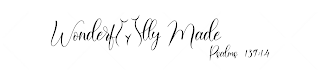 WONDERFLLY MADE PSALMS 139:14 logo