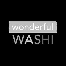 WONDERFUL WASHI logo