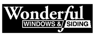 WONDERFUL WINDOWS & SIDING logo