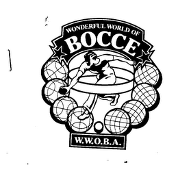 WONDERFUL WORLD OF BOCCE W.W.O.B.A. logo