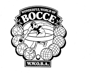 WONDERFUL WORLD OF BOCCE W.W.O.B.A. logo