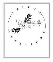 WONDERFULLY MADE STITCH CREATIONS logo