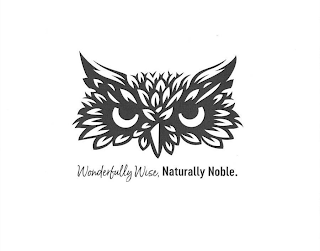 WONDERFULLY WISE, NATURALLY NOBLE. logo