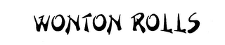 WONTON ROLLS logo