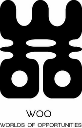 WOO WORLDS OF OPPORTUNITIES logo