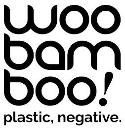 WOOBAMBOO! PLASTIC, NEGATIVE. logo