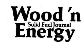WOOD 'N ENERGY SOLID FUEL JOURNAL logo