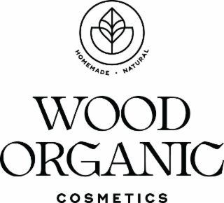 WOOD ORGANIC COSMETICS HOMEMADE · NATURAL logo