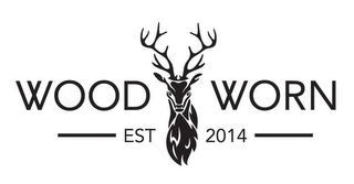 WOOD WORN EST 2014 logo