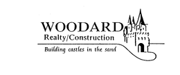 WOODARD REALTY/CONSTRUCTION BUILDING CASTLES IN THE SAND logo