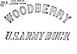 WOODBERRY U.S. ARMY DUCK logo
