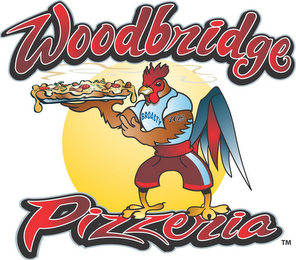 WOODBRIDGE PIZZERIA BROASTY WB logo