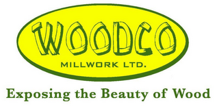 WOODCO MILLWORK LTD. EXPOSING THE BEAUTY OF WOOD logo