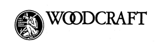 WOODCRAFT THE FIRST AMERICAN WOOD WORKER logo