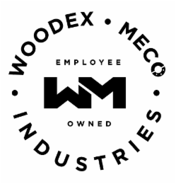 WOODEX MECO INDUSTRIES EMPLOYEE WM OWNED logo