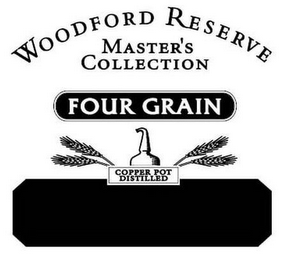 WOODFORD RESERVE MASTER'S COLLECTION FOUR GRAIN COPPER POT DISTILLED logo